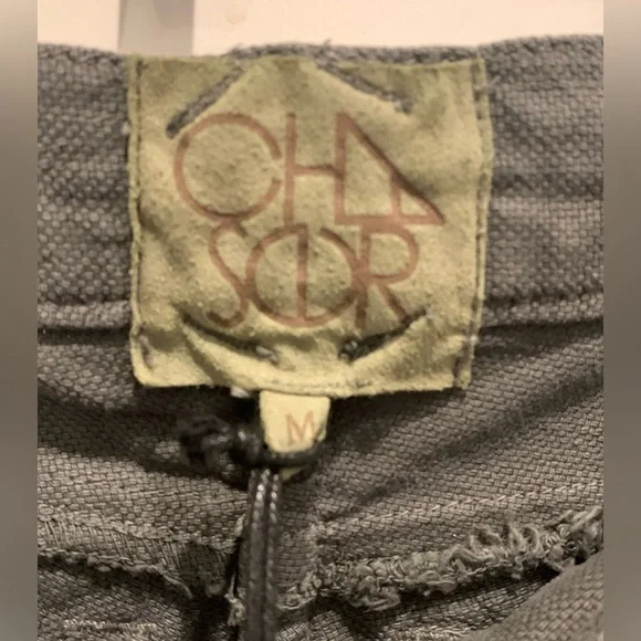 NWT Chaser Green Capri Pants w/Laced Sides Women’s Sz M - Picture 3 of 4